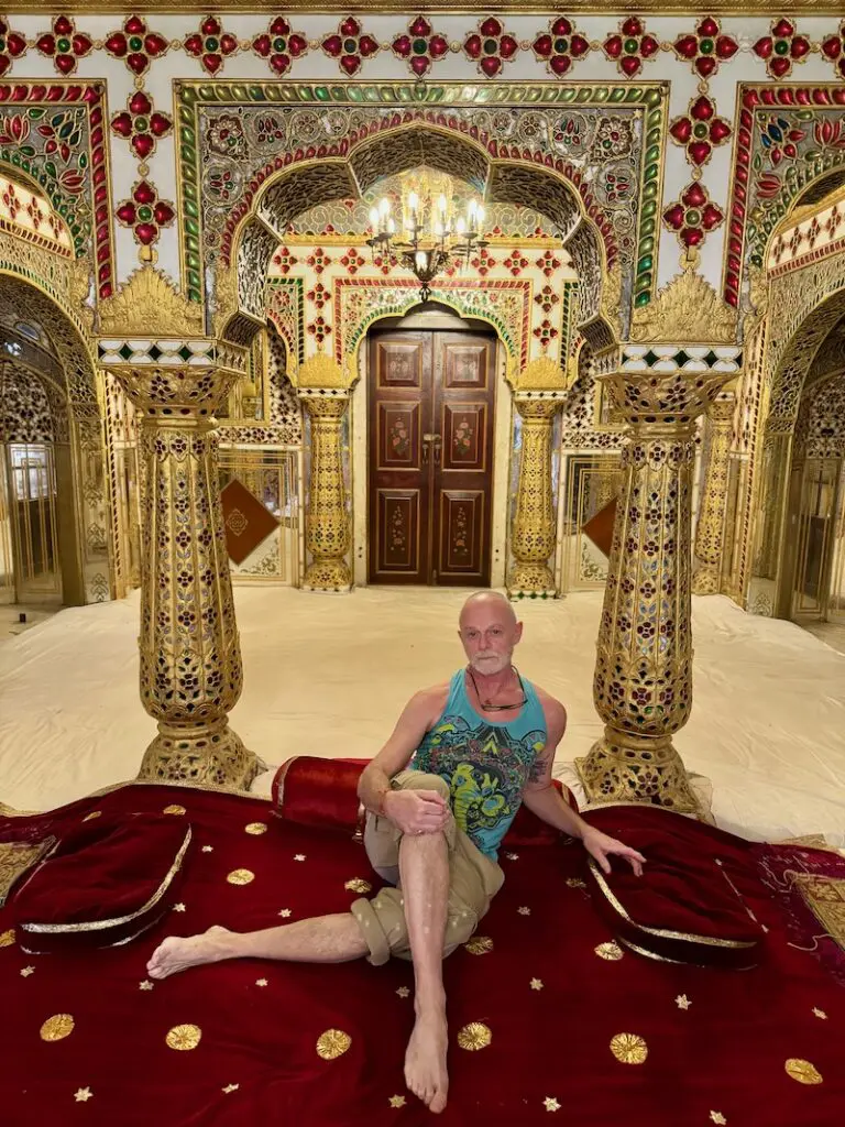 A gay bear strikes a pose in India