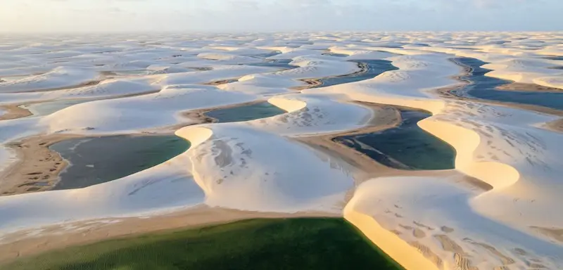 The golden dunes of Lençóis Maranhenses, a super rare gay group destination.