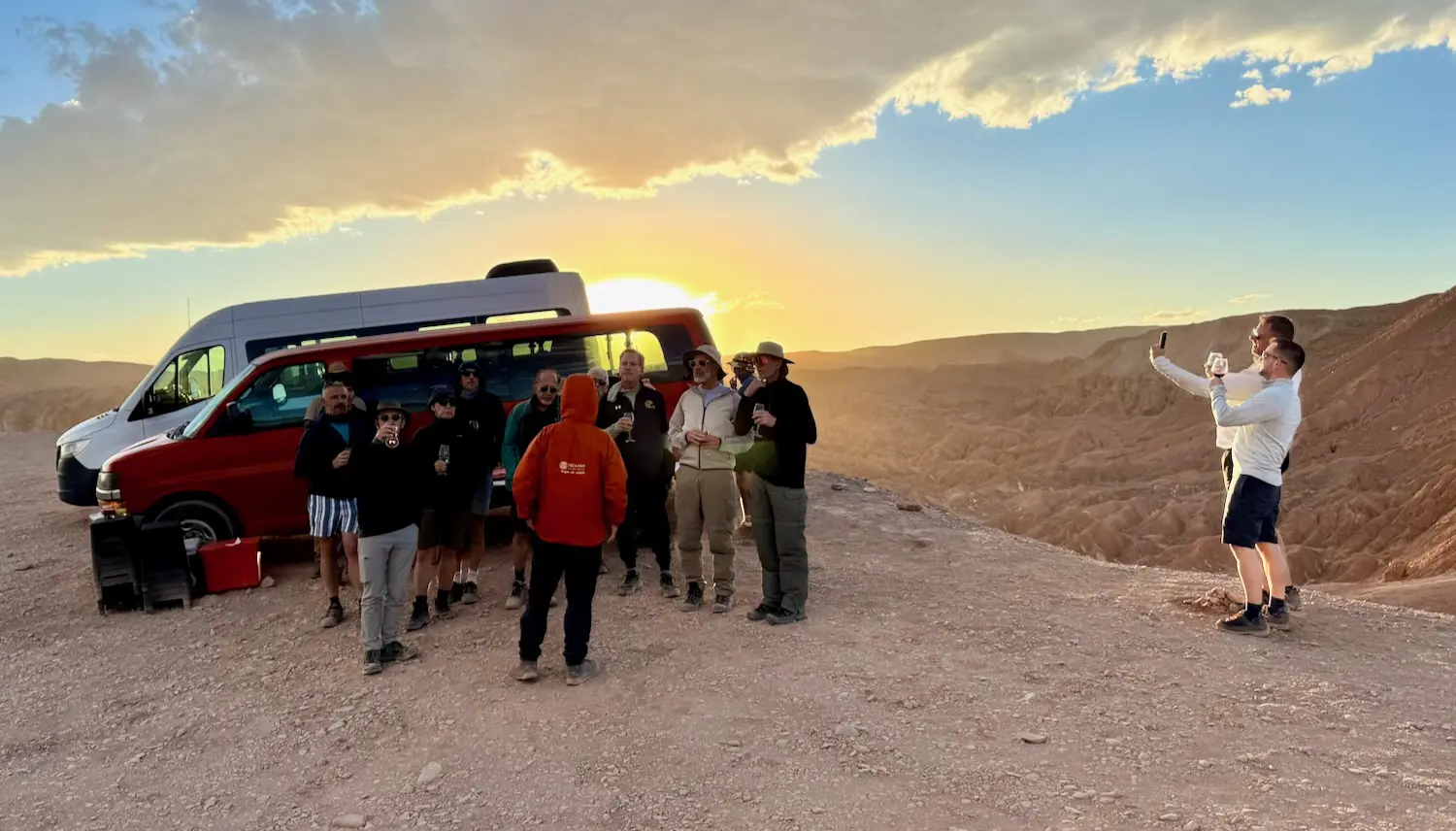 Gay travel group in the Atacama Desert