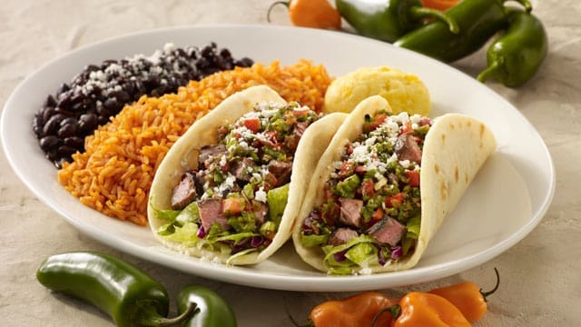 Steak Soft Shell Tacos by Cat Cora