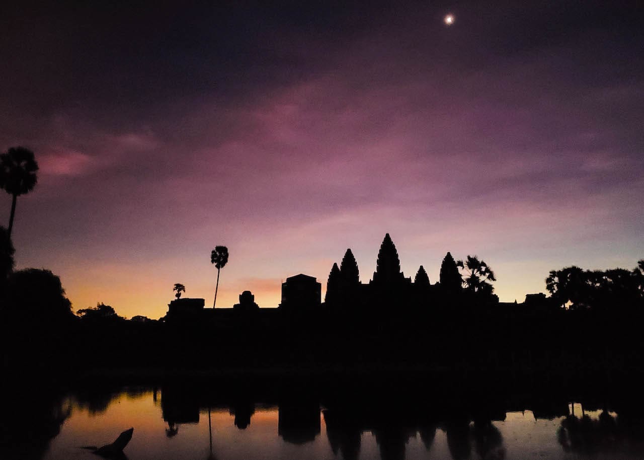Angkor Wat at dawn.