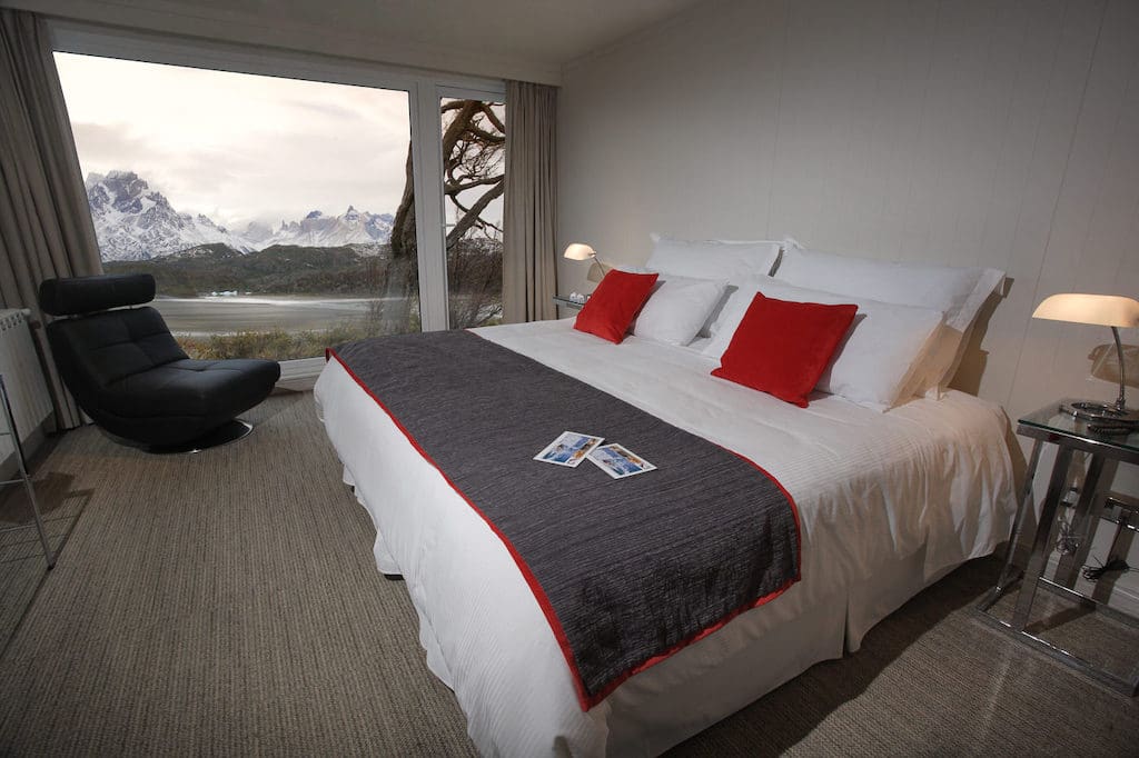 Superior double room at Hotel Lago Grey in Torres Del Paine.