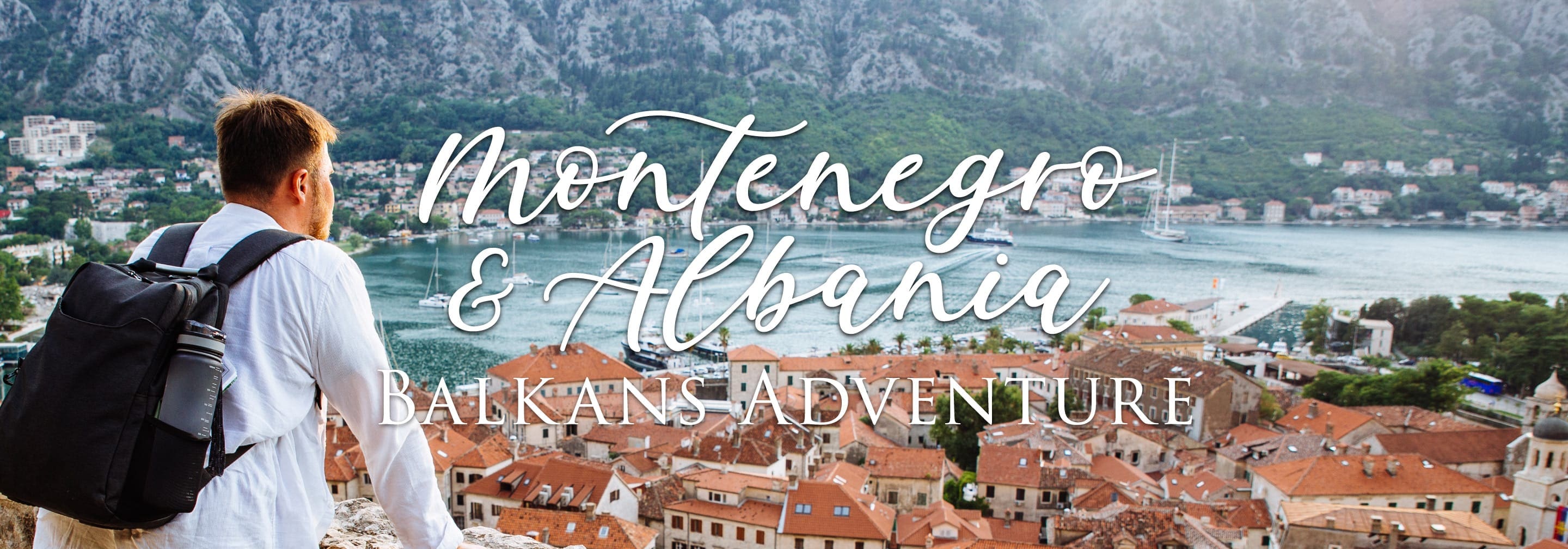 The header image for Out Adventures' gay tour of Montenegro & Albania.