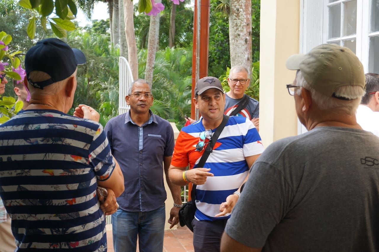 Out Adventures' gay Cuban guide shows visitors Hemingway House.